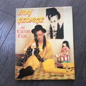 📖 Vintage 1984 Boy George & Culture Club by Maria David hardcover book